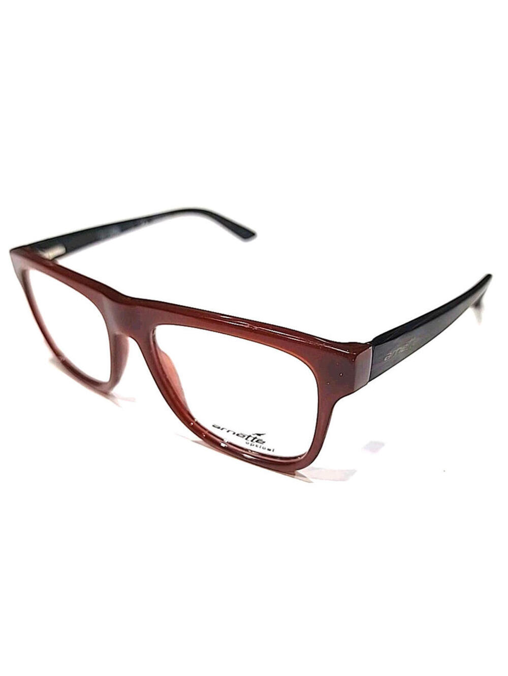ARNETTE 7111 1188 OUTSMART Bordeaux Square Eyeglasses Frame 52-17 140 New